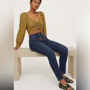 SPANX Women's Dark Blue Skinny Jeans